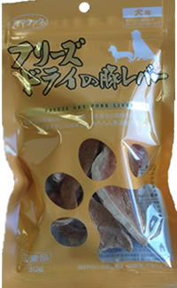 【メール便対応可】 ママクックフリーズドライ 豚レバー 犬用 25g 【犬用/おやつ/国産/無添加/フリーズドライ/ふりかけ/トッピング】