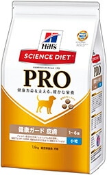 ヒルズ サイエンスダイエット プロ ドッグフード 犬用 健康ガード 皮膚 (1~6歳用) 1.6kg 【犬/シニア/皮膚/ドッグフード】