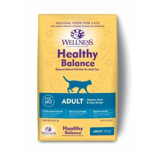 厳選した原材料のみを使用 ウェルネスヘルシーバランス 成猫用(1歳以上) チキン チキン 1.5kg wellness【猫/キャットフード/子猫】