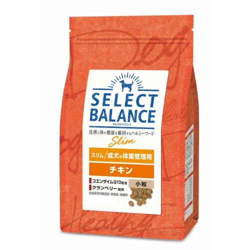 肥満・運動不足の成犬におすすめ セレクトバランス スリム チキン 小粒 7kg ライト ドックフード 【犬/ドックフード/ダイエット】