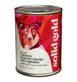 全年齢対応 犬用 ウェットフード ソリッドゴールド チキン&レバー缶 374g 正規品 【犬/ドックフード/ウェットフード/全年齢/オーガニック/全犬種】