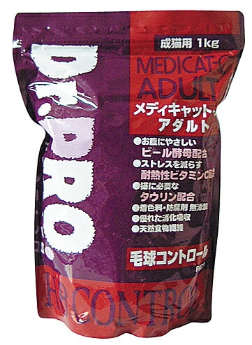ニチドウ Dr.PRO ドクタープロ キャットフード メディキャットC アダルト 4kg 【キャットフード/猫/アダルト/成猫】