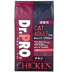 ニチドウ Dr.PRO ドクタープロ キャットフード キャット・アダルト 3kg 【キャットフード/猫/アダルト】