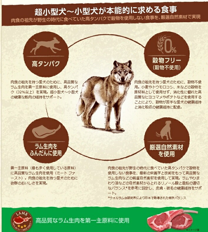 正規品 ニュートロ ナチュラルチョイス ワイルド レシピ 超小型犬~小型犬用 成犬用 ラム 800g【ドッグフード/穀物フリー/アレルギー/自然素材/】