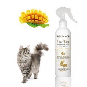 猫ちゃんの毛のもつれ・絡み・静電気防止に BIOGANCE バイオガンス ニュートリ・リス ブラッシングローション 猫用 250ml 【猫/長毛/ブラシ/毛艶/】