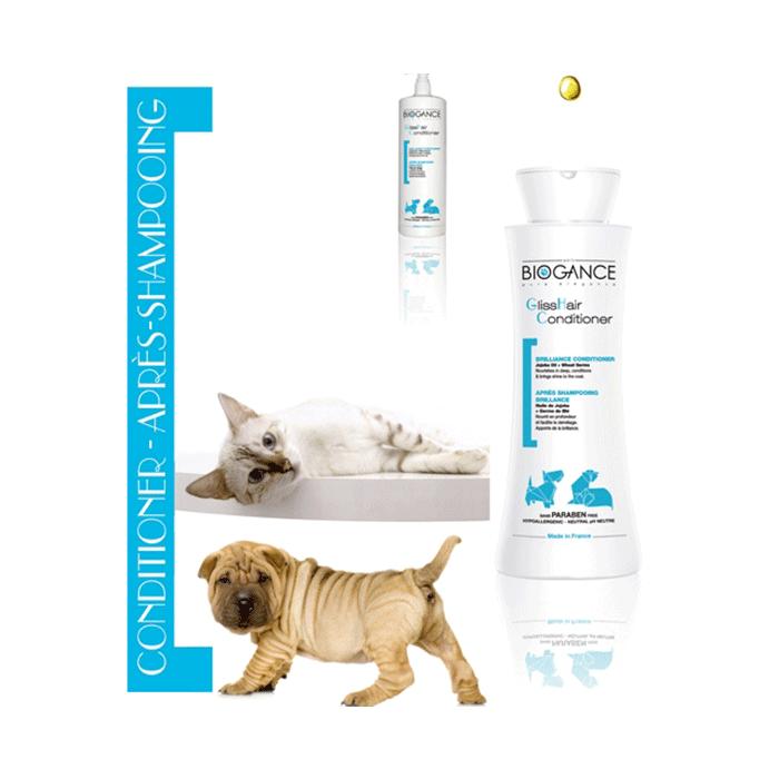 もつれ・絡みを防ぎます BIOGANCE バイオガンス グリスヘアー コンディショナー 250ml 【犬/リンス/低刺激】
