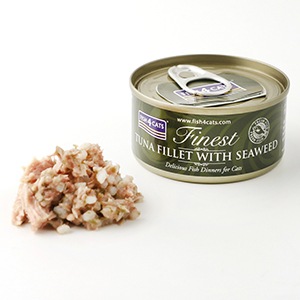【ケース販売】添加物不使用 フィッシュ4キャット ツナ&海藻 70g×10 【猫/キャットフード/魚/無添加/穀物不使用/ウェットフード】