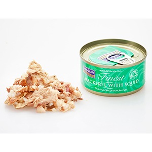 【ケース販売】添加物不使用 フィッシュ4キャット サバ&イカ 70g×10 【猫/キャットフード/魚/無添加/穀物不使用/ウェットフード】
