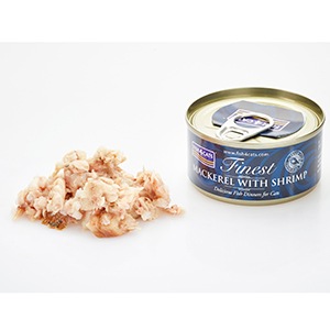 【ケース販売】 添加物不使用 フィッシュ4キャット サバ&小エビ 70g×10 【猫/キャットフード/魚/無添加/穀物不使用/ウェットフード】