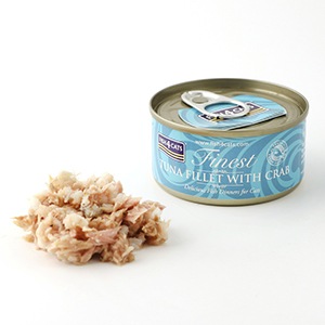 【ケース販売】添加物不使用 フィッシュ4キャット ツナ&カニ 70g×10 【猫/キャットフード/魚/無添加/穀物不使用/ウェットフード】