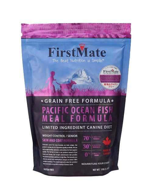 First Mate ファーストメイト ドッグフード パシフィックオーシャンフィッシュ エンデュランス ウエイトコントロール シニア 1kg【高齢犬/ダイエット/ドックフード/無添加/穀物不使用/アレルギー/魚】