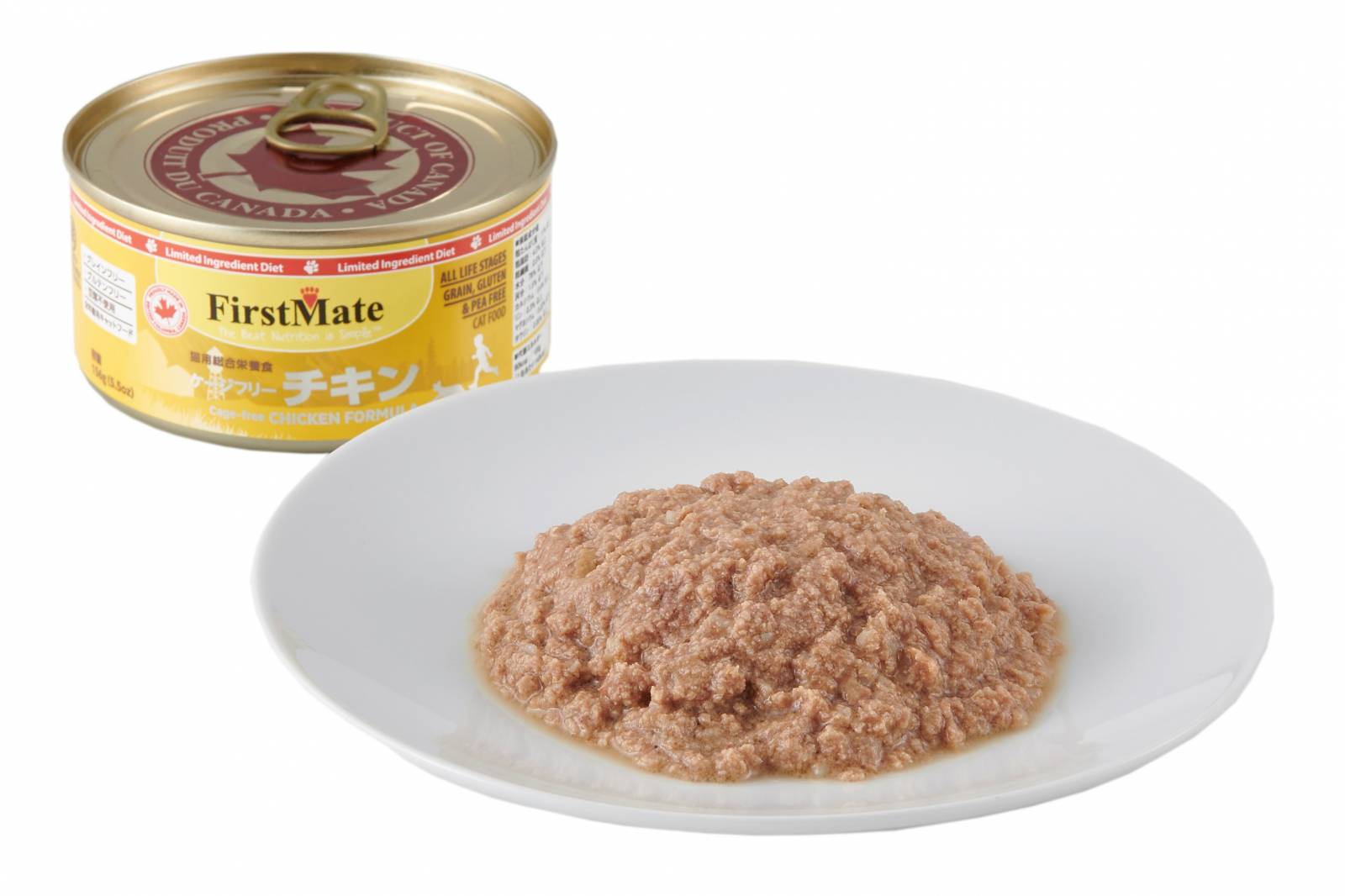 ファーストメイト 猫用 ウェットフード ケージフリー チキン 156g キャットフード First Mate 【/無添加/穀物不使用/アレルギー】