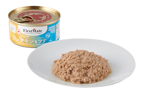ファーストメイト 猫用 ウェットフード ケージフリーチキン&ツナ 156g キャットフード First Mate 【/無添加/穀物不使用/アレルギー】