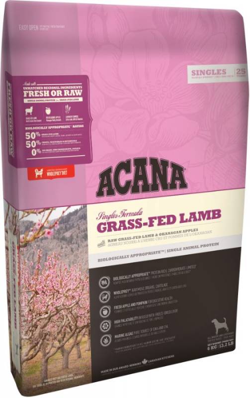 正規品 ACANA アカナ グラスフェッドラム 340g アレルギー用 ドッグフード【アレルギー/犬/餌】