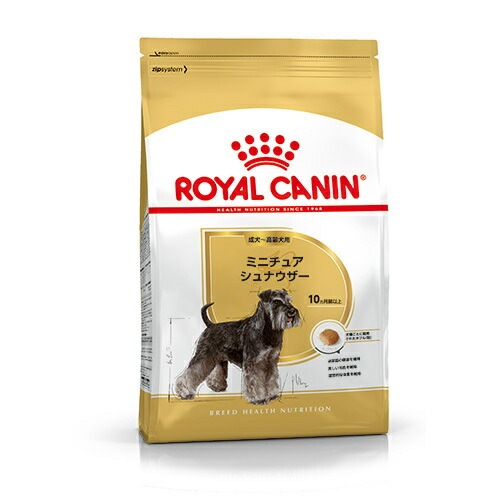 【正規品】ロイヤルカナン ミニチュアシュナウザー 成犬用・高齢犬用 3kg 《生後10ヵ月以上用》【お一人様5個まで】