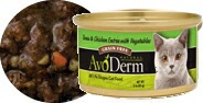 正規品 AVO DERM アボダーム キャットフード セレクトカット ツナ&チキン缶 85g 全年齢猫用 【高消化/高吸収/猫/ウェットウード】