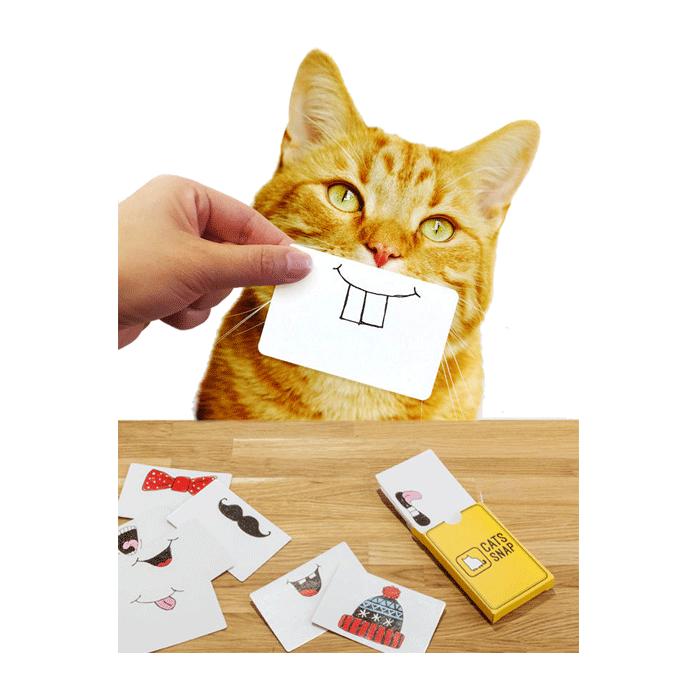 猫用変装カード キャットスナップフォトカード 25枚入り サックUKCat Snap Photo Cards【猫/おしゃれ/かわいい/変身】