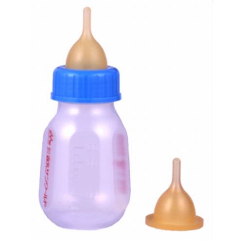 ペット用 哺乳器 森乳 ワンラック 細口乳首(スペア付き)120ml 【国産品】【子犬/離乳/子猫/ミルク/授乳/哺乳瓶/ペット】