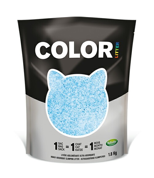 固まるカラー猫砂 Color Litter カラーリター 1.8kg 全3色 【猫砂/消臭/シリカゲル/脱臭/消臭/猫トイレ】
