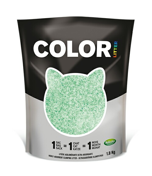 固まるカラー猫砂 Color Litter カラーリター 1.8kg 全3色 【猫砂/消臭/シリカゲル/脱臭/消臭/猫トイレ】