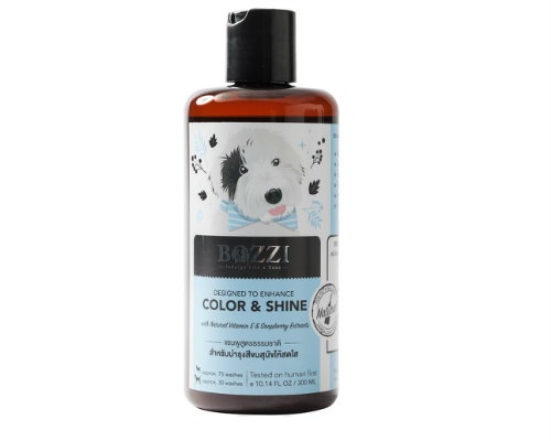 天然ハーブの力でペットをケア Bozzi 犬用シャンプー カラー&シャイン(毛ツヤ促進用)300ml ボジー【/シャンプー/体臭/オーガニック】