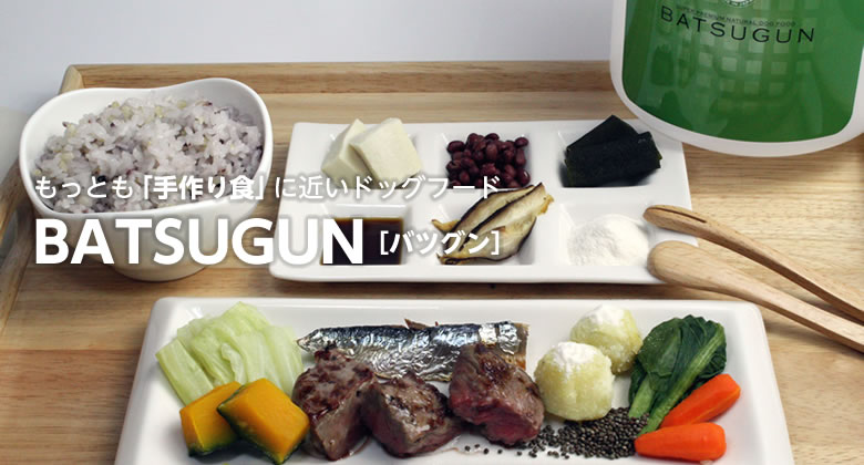 手作り食に近いフード バツグン シニア ドッグフード 1kg BATSUGUN 国産無添加 【犬/ドッグード/国産】