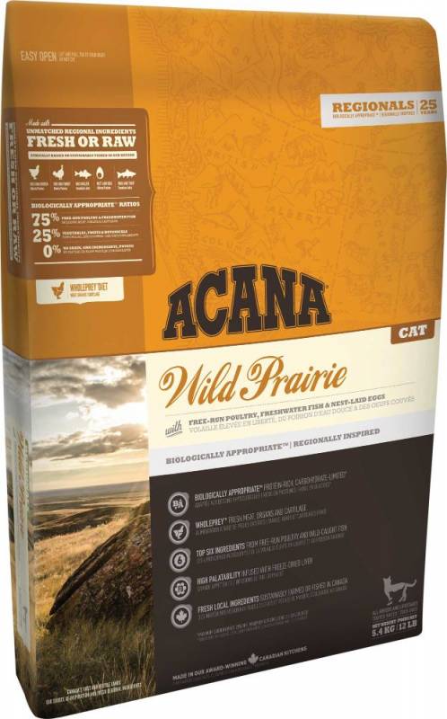 正規品 ACANA アカナ ワイルド・プレイリーキャット 340g アレルギー用 キャットフード【アレルギー/猫/餌】