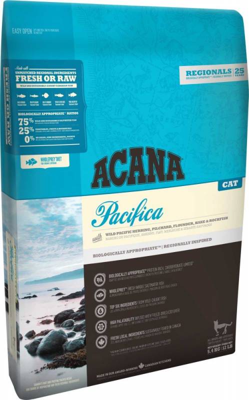 正規品 ACANA アカナ パシフィカキャット 4.5kg アレルギー用 キャットフード【アレルギー/猫/餌】