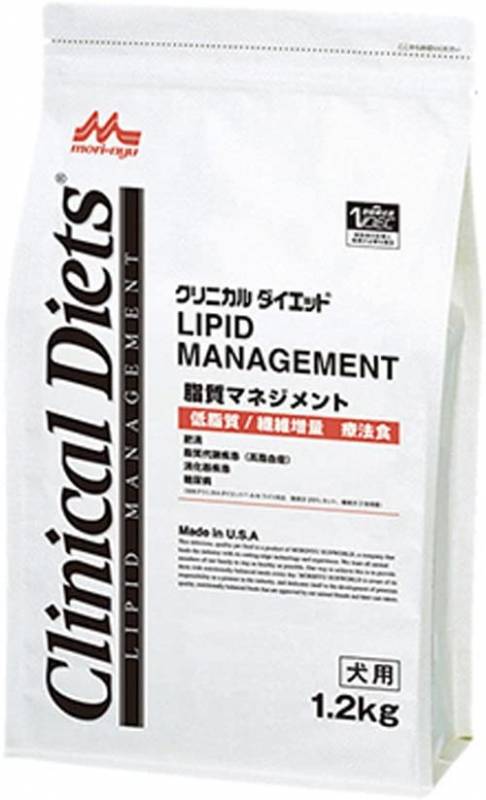 療法食 クリニカルダイエット 犬用 脂質マネジメント 1.2kg 森乳【/療法食/ドッグフード/犬】