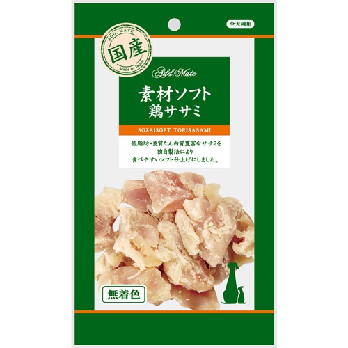 【メール便対応可】アドメイト 素材トリーツ 素材ソフト 鶏ササミ 70g 国産 【犬/おやつ/国産/】