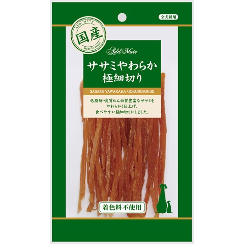 【メール便対応可】アドメイト 素材トリーツ ササミやわらか極細切り 40g 国産 【犬/おやつ/国産/】