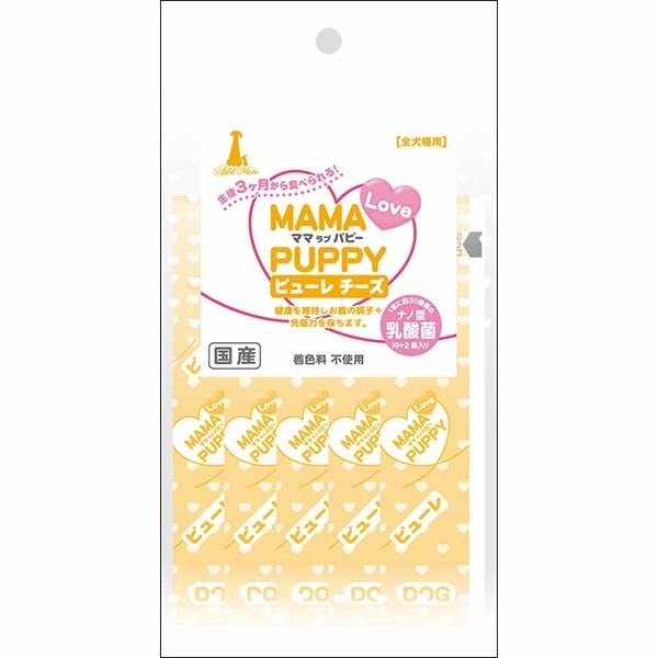 【メール便対応可】アドメイト ママラブパピーピューレ 乳酸菌配合 チーズ 5本入 国産 【犬/おやつ/国産/】