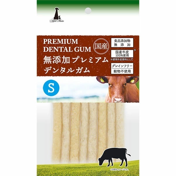 【メール便対応可】アドメイト 無添加プレミアムデンタルガム S 8本 オーラル 国産 【犬/おやつ/国産/】