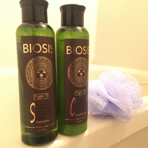 敏感肌でもしっかり洗浄 ビオシス TypeS シャンプー&コンディショナー150mlセット 1L BIOSIS【犬/保湿/】
