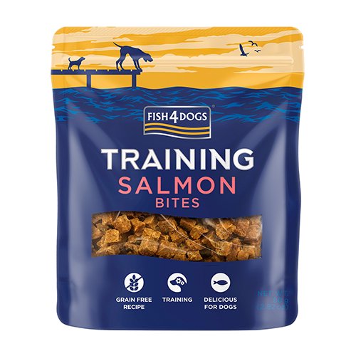 健康的なトリーツ フィッシュフォードッグ サーモンバイツ 80g Fish4 Dogs 【犬/おやつ/魚/無添加/穀物不使用】
