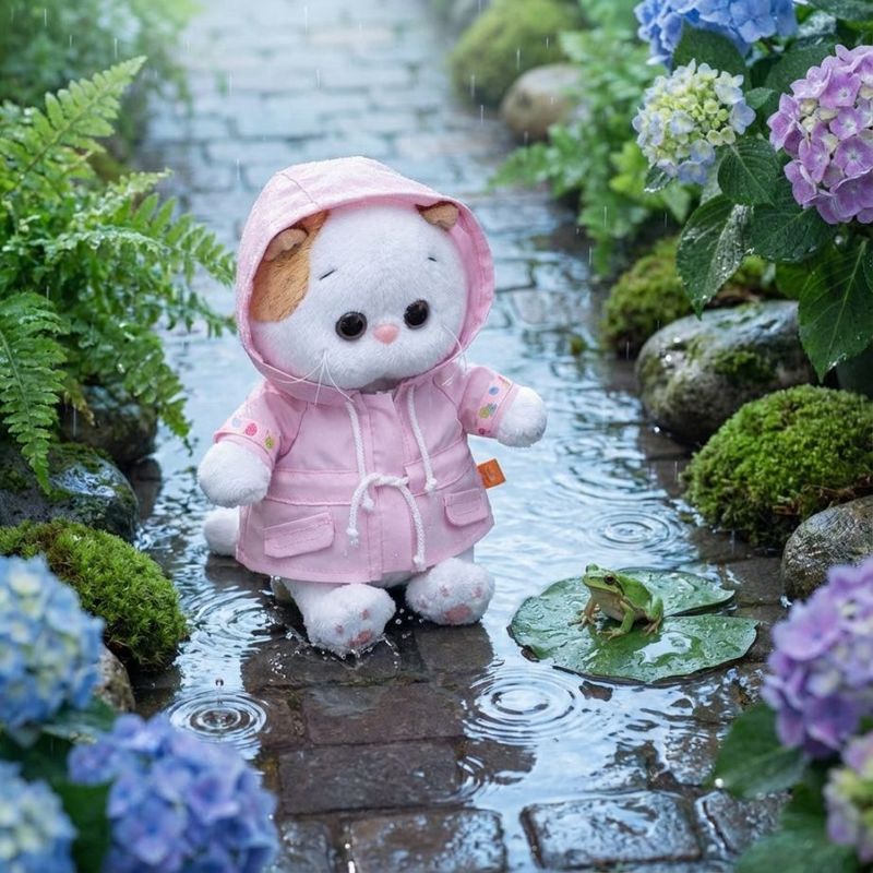 Li-Li BABY ピンクレインコート