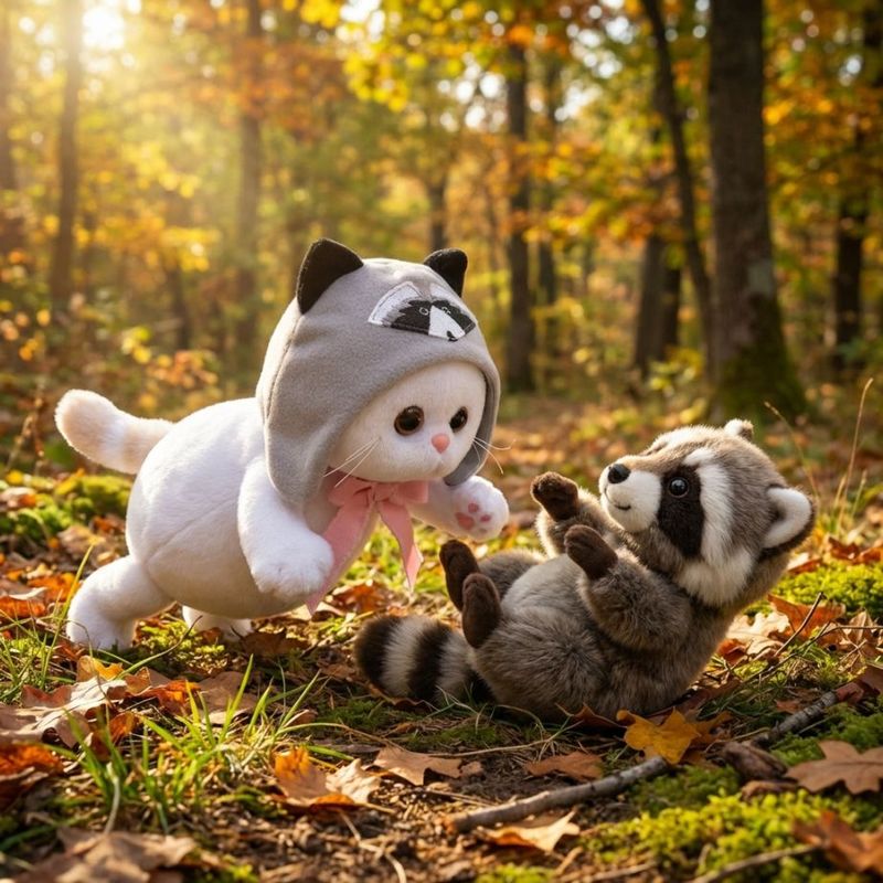 Li-Li BABY アライグマモチーフ帽子