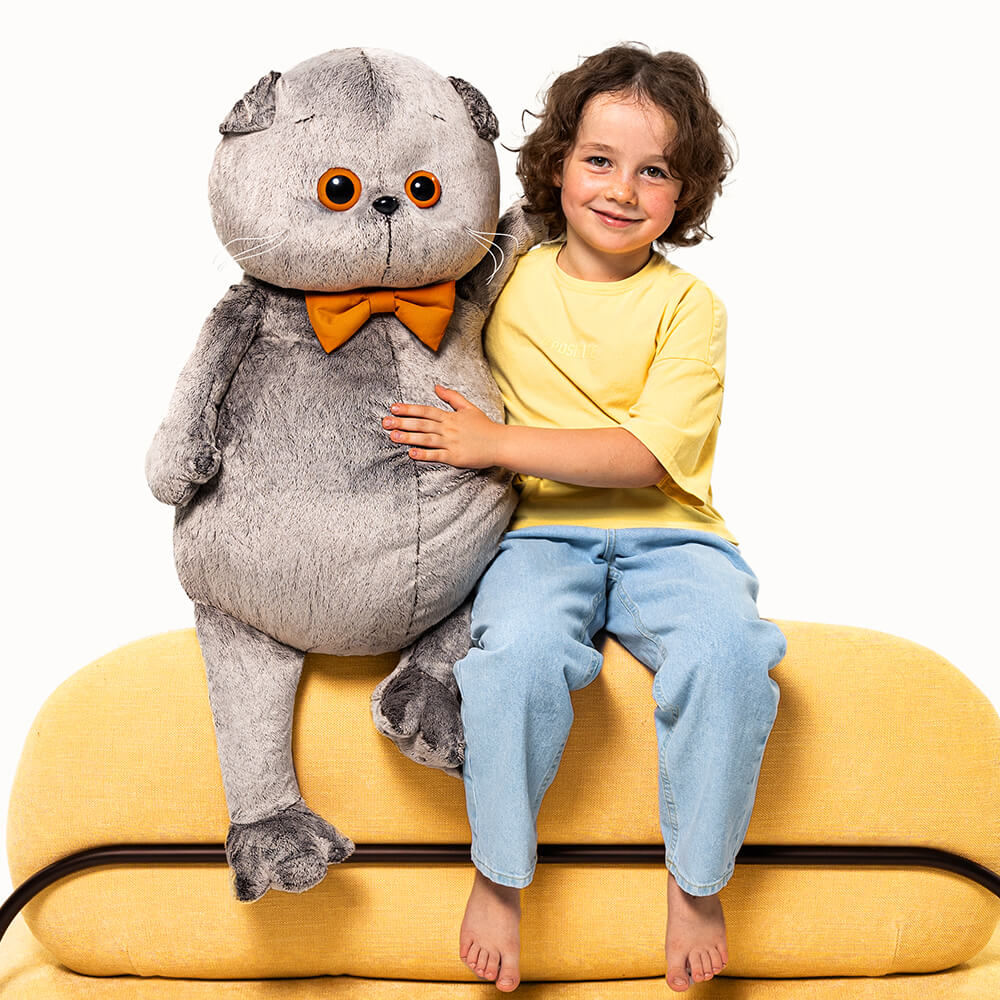 Basik with　オレンジのベルベットリボン 60cm