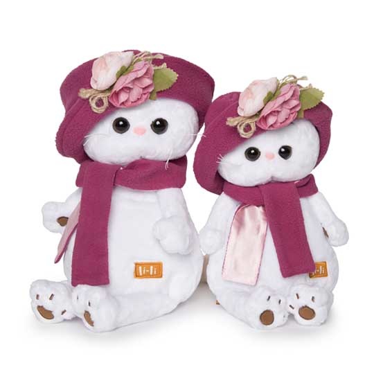 Li-Li パナマハット＆スカーフスタイル　24cm