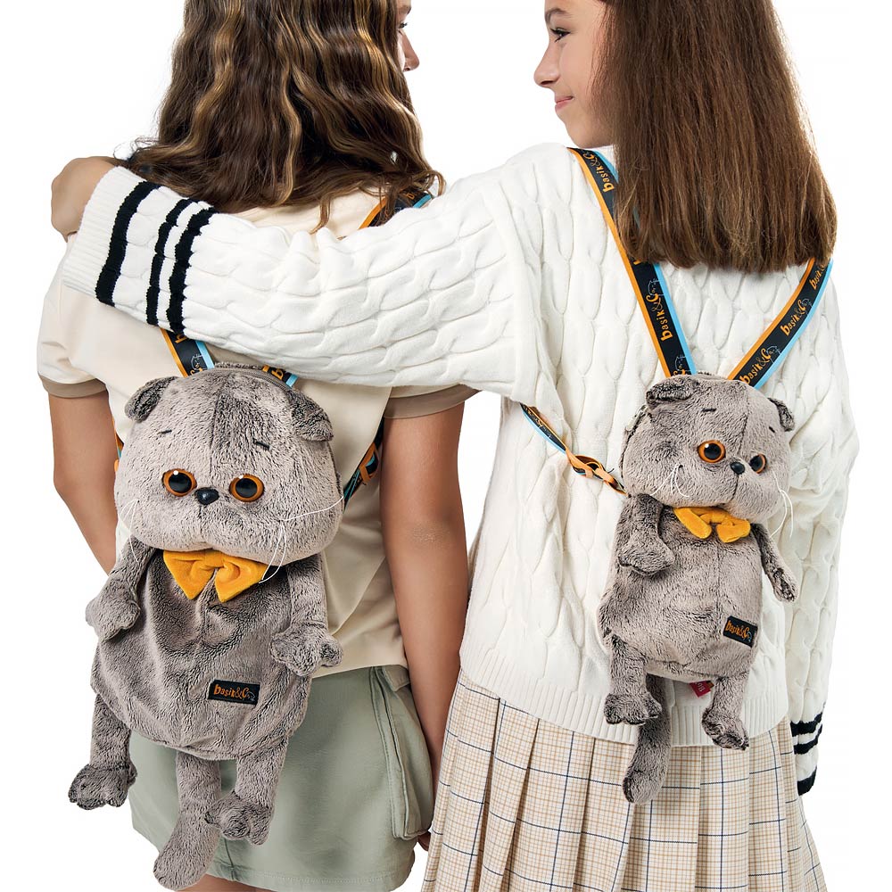 Backpack - Basik the Cat with Bow
