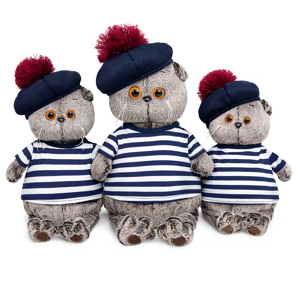 Basik 水兵シャツとベレー帽 22cm