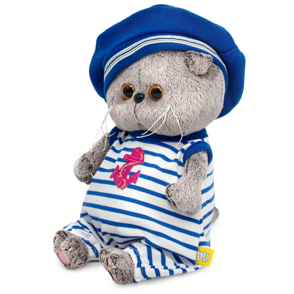 Basik BABY ボーダーロンパース＆ベレー帽