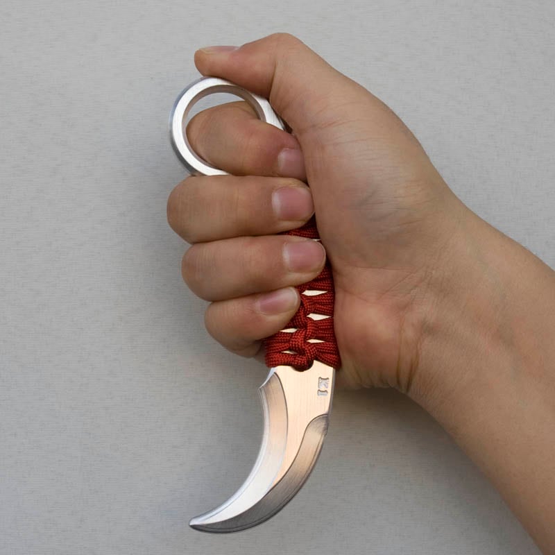 金属製カランビットトレーニングナイフ Kerambit ナイフトレーナー(小