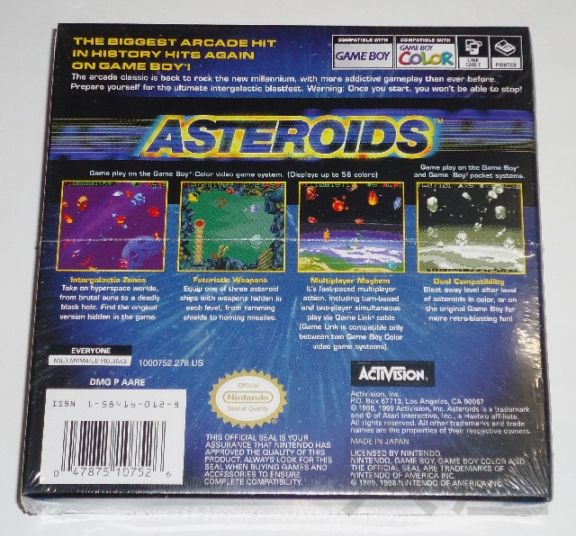 Asteroids/アステロイド （新品） | 海外版 ゲームボーイ (GB