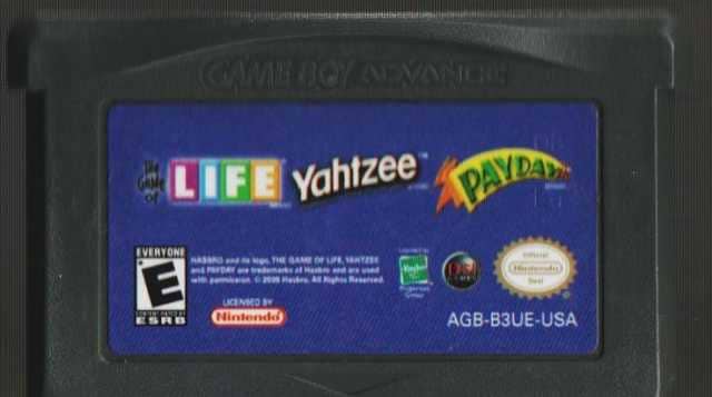 The Game of Life / Yahtzee / Payday������š�