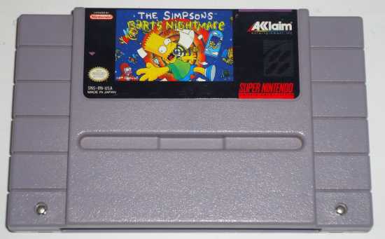 The Simpsons: Bart's Nightmare/��������ץ��󥺡��С��ȥ����ʥ��ȥᥢ������š�