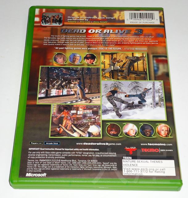 【非売品】XBOX Dead or Alive3 店頭デモディスク Dead or Alive 3/デッドオアアライブ3 （中古） | アクション | レトロ