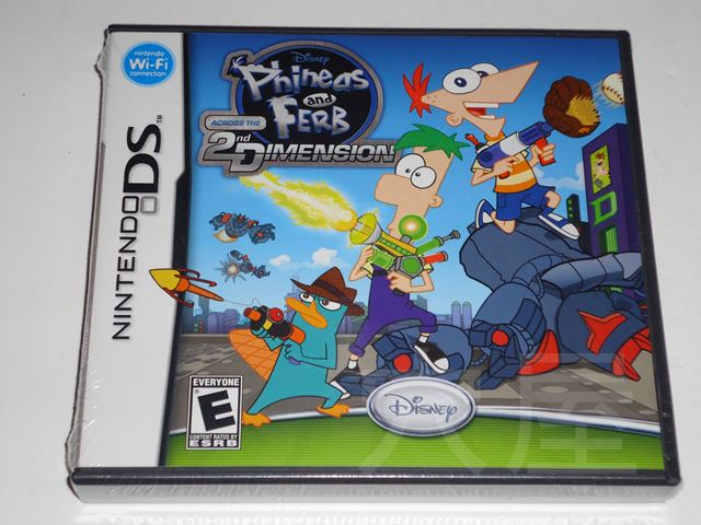 Phineas And Ferb Across The 2nd Dimension フィニアスとファーブ アクロス ザ セカンドディメンション 新品 海外ニンテンドーｄｓ アクション レトロ系 海外輸入ゲーム 洋ゲー 通販 穴屋