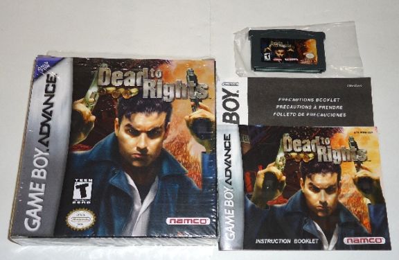 海外版　GBA　dead to rights デッド・トゥ・ライツ　欧州版 北米版 GBA Dead to Rights デッド トゥ ライツ ゲームボーイアドバンス