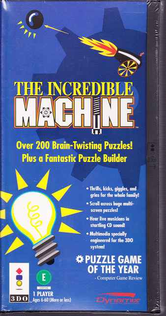 The Incredible Machine インクレディブル マシーン 新品 海外版 ３ｄｏ レトロ系 海外輸入ゲーム 洋ゲー 通販 穴屋